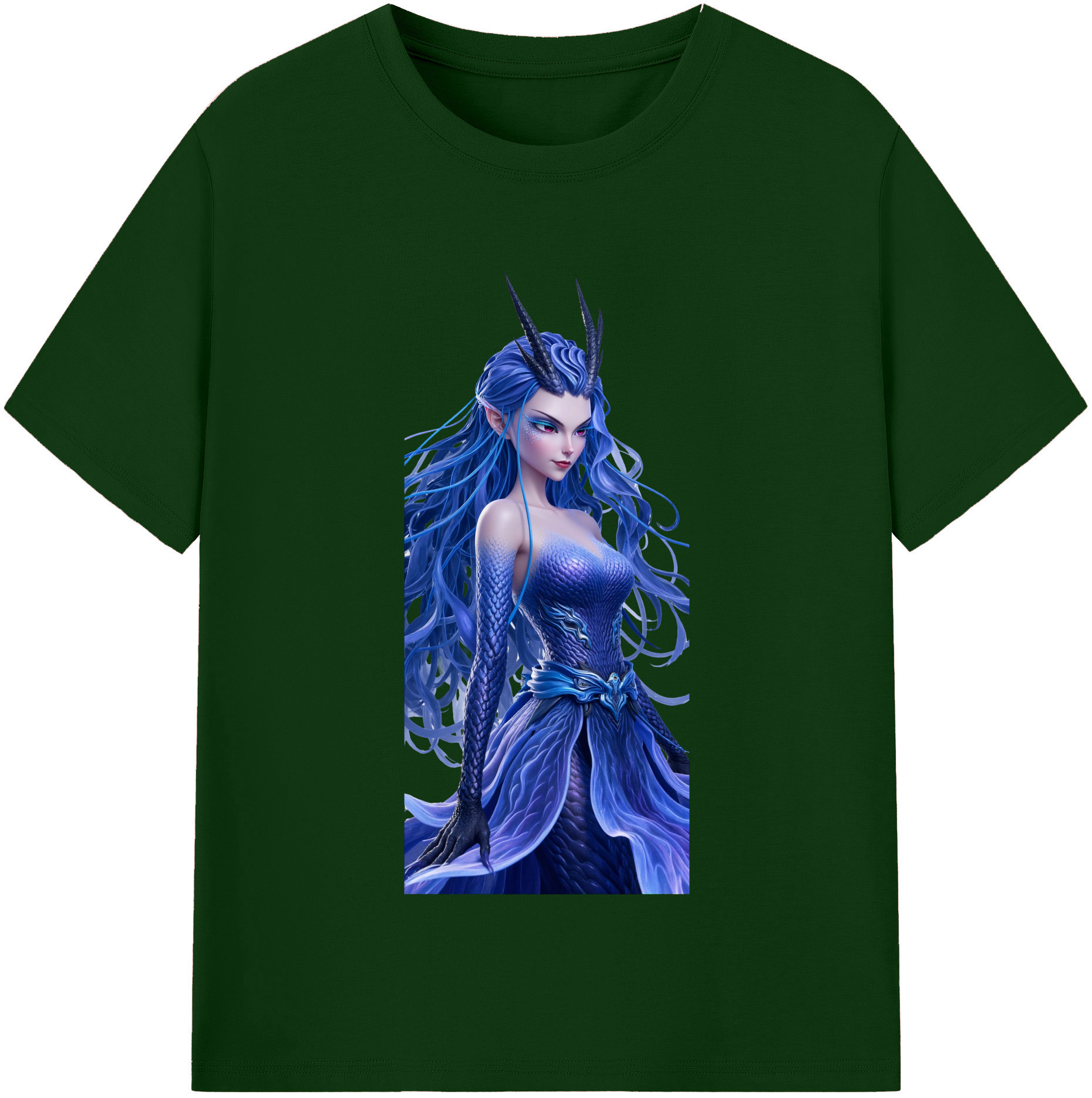 （画像用） Ne Zha 2 ナタ 魔童の大暴れ 綿100％半袖Tシャツ（フロントプリント）